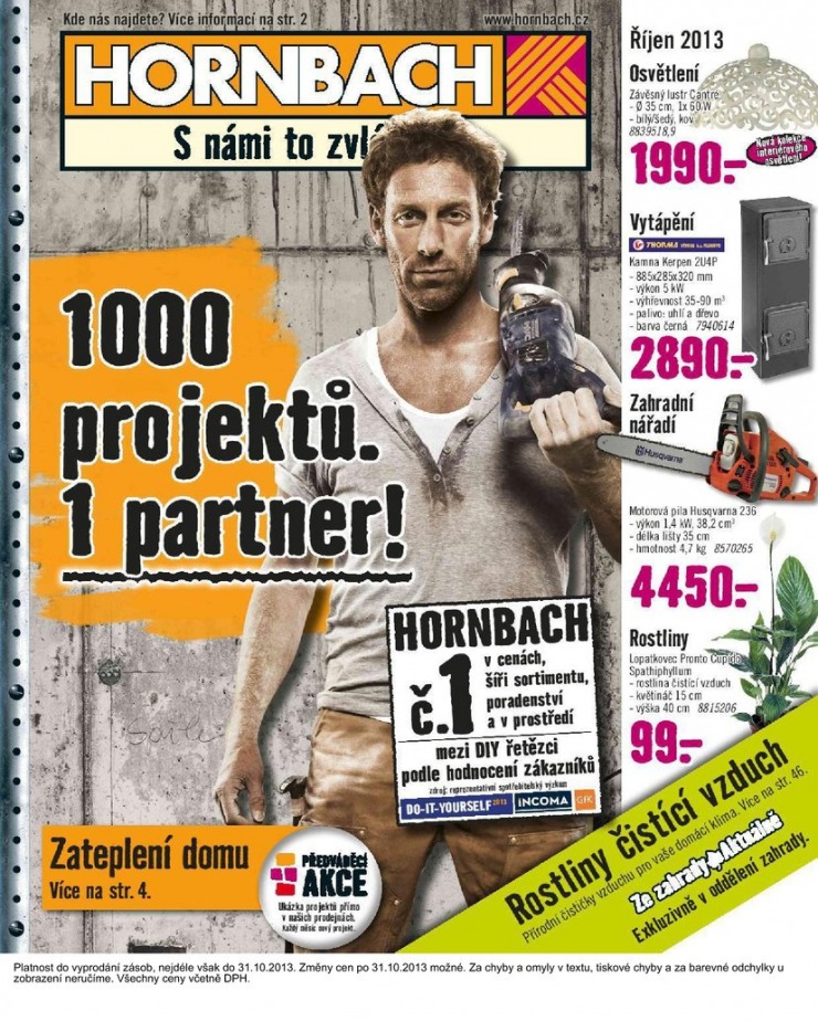 leták Hornbach Aktuální leták od 1.10.2013 strana 1 leták Hornbach Aktuální leták od 1.10.2013 strana 1