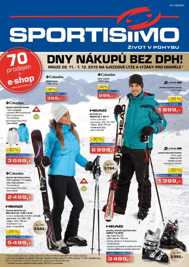 leták Sportisimo Aktuální leták od 28.11.2013 strana 1 leták Sportisimo Aktuální leták od 28.11.2013 strana 1