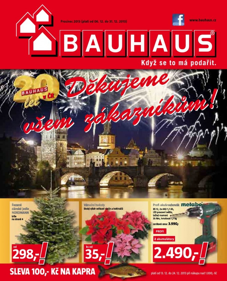 leták Bauhaus Katalog od 6.12.2013 strana 1 leták Bauhaus Katalog od 6.12.2013 strana 1