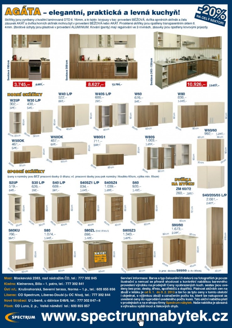 leták Spectrum nábytek Akční leták od 6.1.2014 strana 1 leták Spectrum nábytek Akční leták od 6.1.2014 strana 1