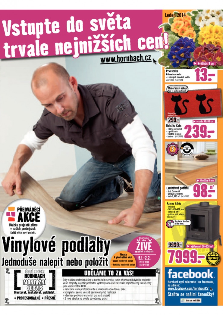 leták Hornbach Aktuální leták od 6.1.2014 strana 1 leták Hornbach Aktuální leták od 6.1.2014 strana 1