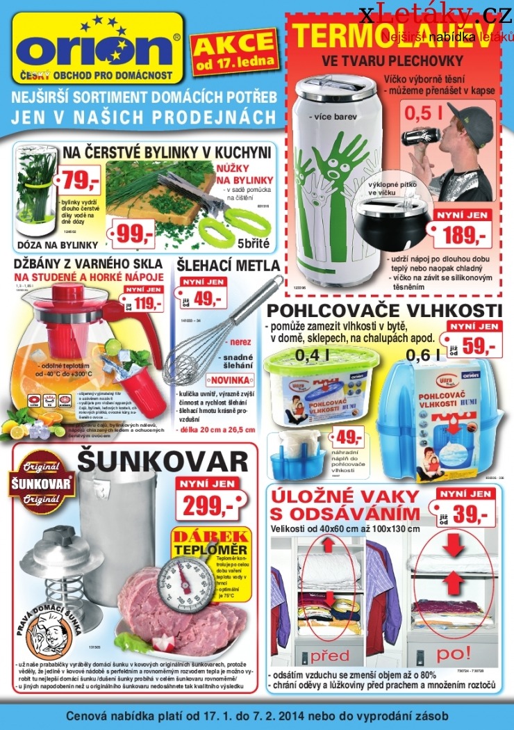 leták Orion leták strana 1 leták Orion leták strana 1