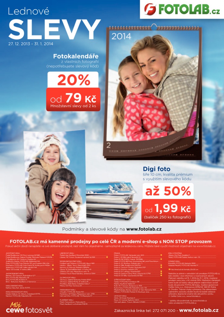 leták Fotolab Akční leták od 1.1.2014 strana 1 leták Fotolab Akční leták od 1.1.2014 strana 1