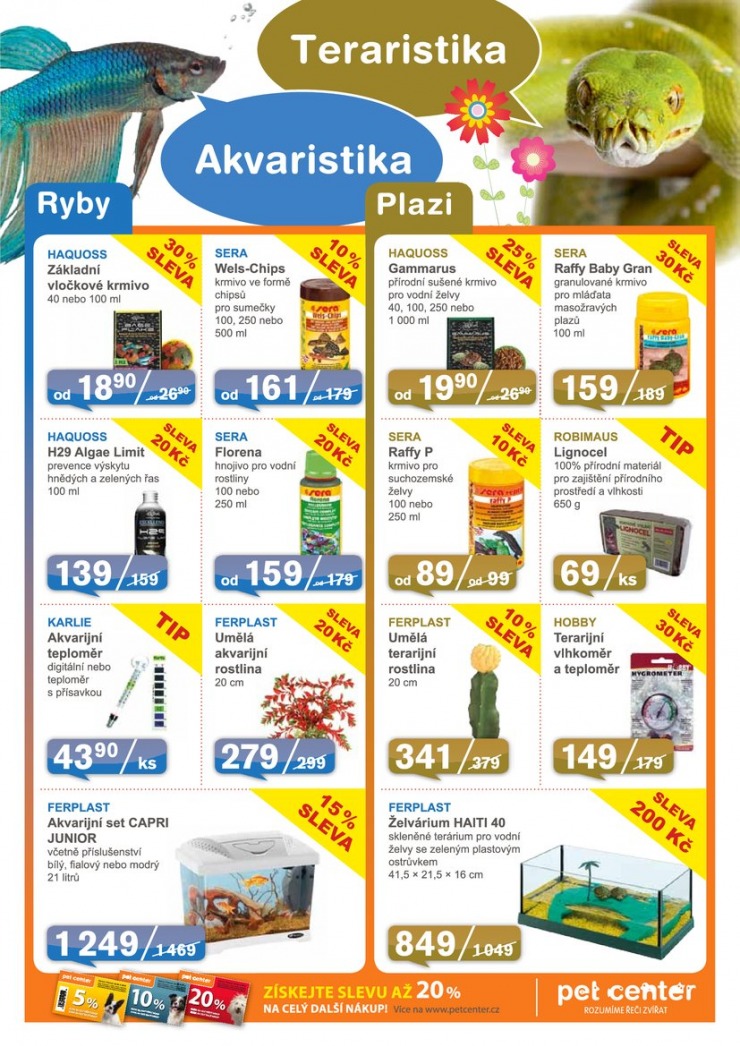 leták Pet Center Akční leták od 1.3.2014 strana 1 leták Pet Center Akční leták od 1.3.2014 strana 1