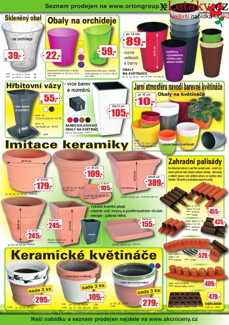 leták Orion leták strana 1 leták Orion leták strana 1