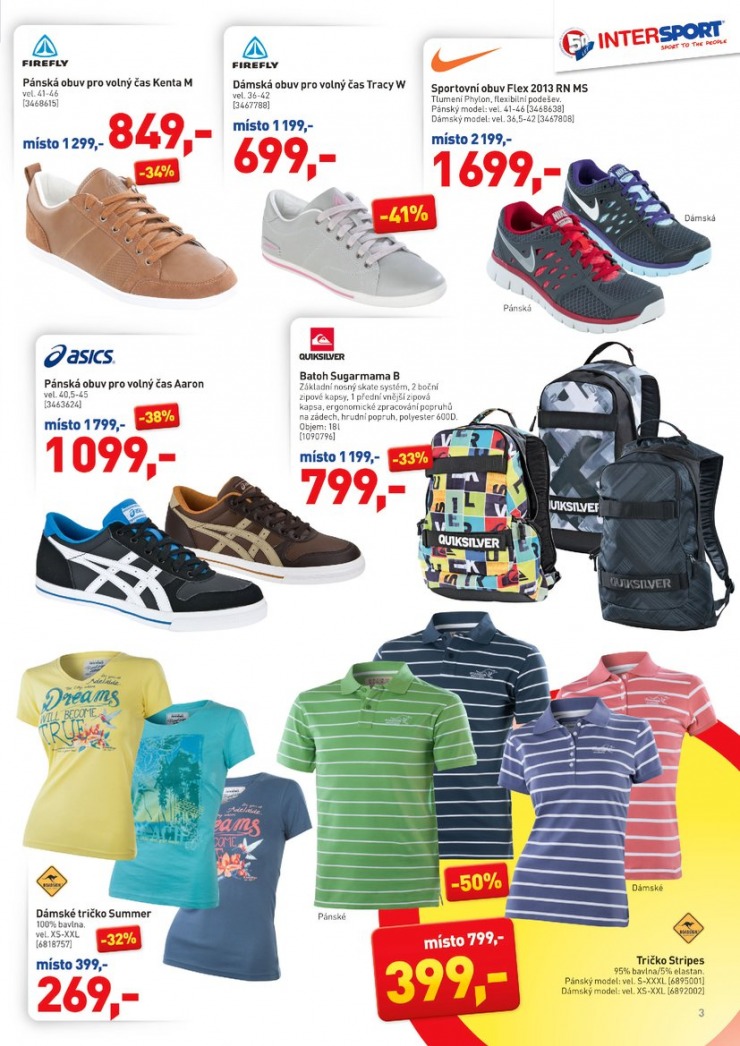 leták Intersport Aktuální leták od 27.3.2014 strana 1 leták Intersport Aktuální leták od 27.3.2014 strana 1