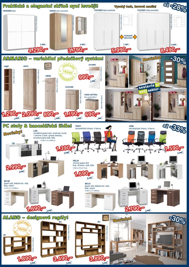 leták Spectrum nábytek Akční leták od 7.4.2014 strana 1 leták Spectrum nábytek Akční leták od 7.4.2014 strana 1
