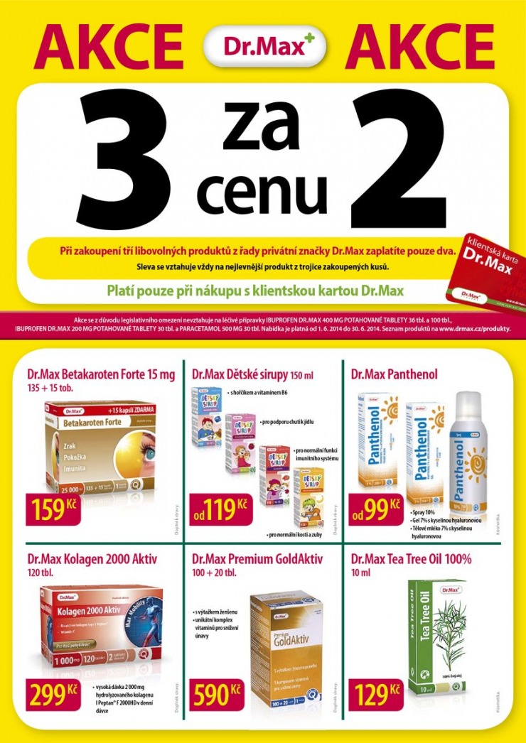 leták Dr. Max lékárna Aktuální leták od 4.6.2014 strana 1 leták Dr. Max lékárna Aktuální leták od 4.6.2014 strana 1