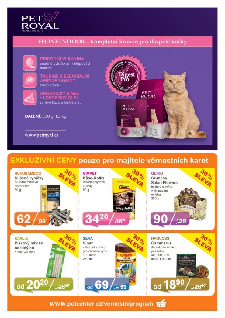 leták Pet Center Akční leták od 1.7.2014 strana 1 leták Pet Center Akční leták od 1.7.2014 strana 1