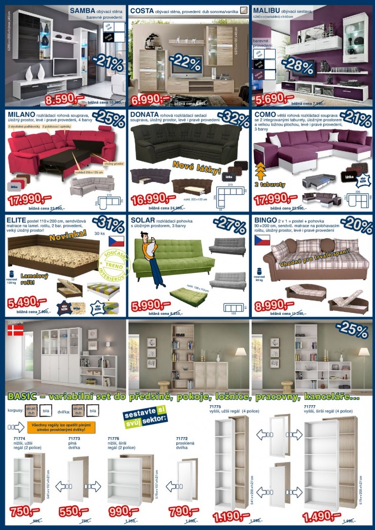 leták Spectrum nábytek Akční leták od 8.7.2014 strana 1 leták Spectrum nábytek Akční leták od 8.7.2014 strana 1