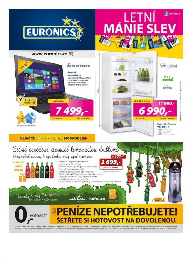 leták Euronics Aktuální leták od 23.7.2014 strana 1 leták Euronics Aktuální leták od 23.7.2014 strana 1