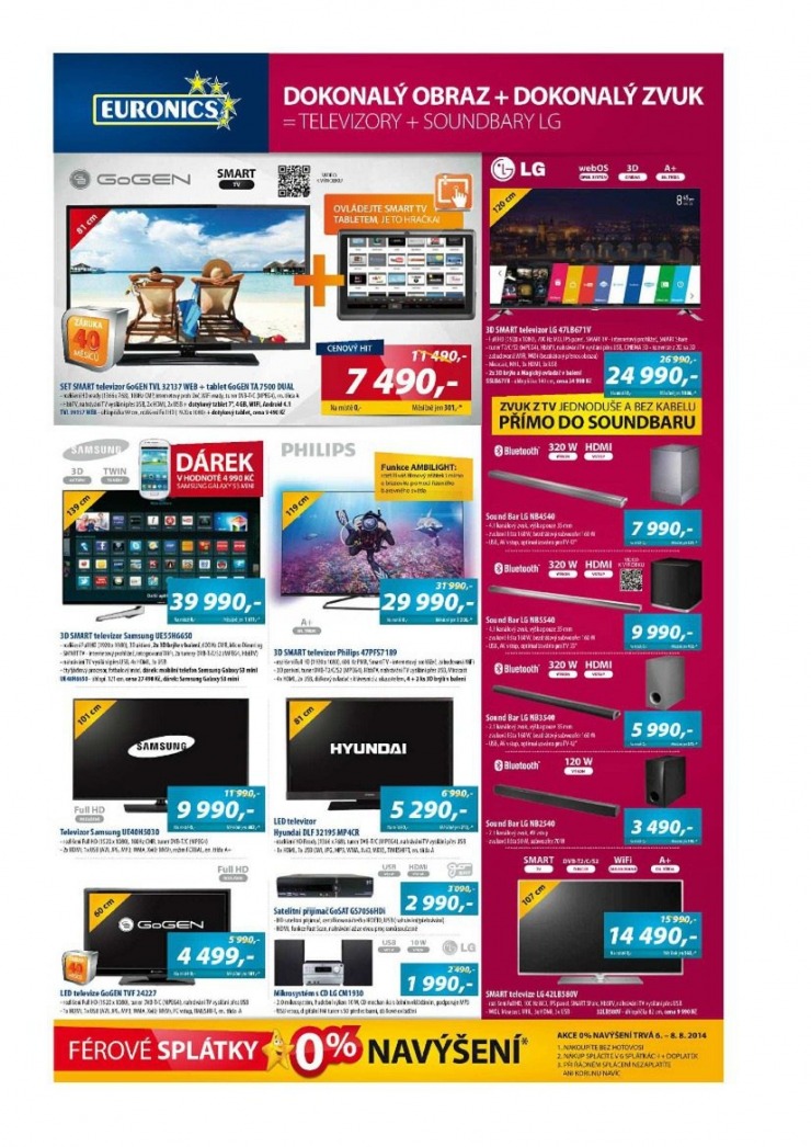 leták Euronics Aktuální leták od 6.8.2014 strana 1 leták Euronics Aktuální leták od 6.8.2014 strana 1