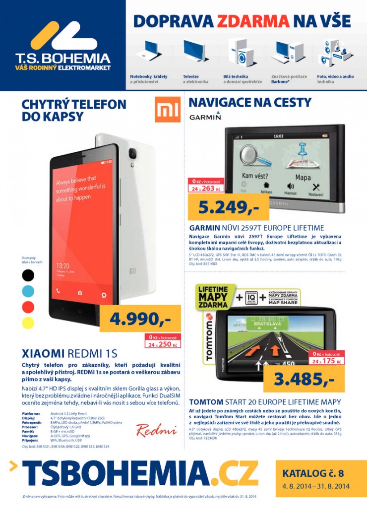 letk T.S. Bohemia Virtuln katalog od 4.8.2014 strana 1