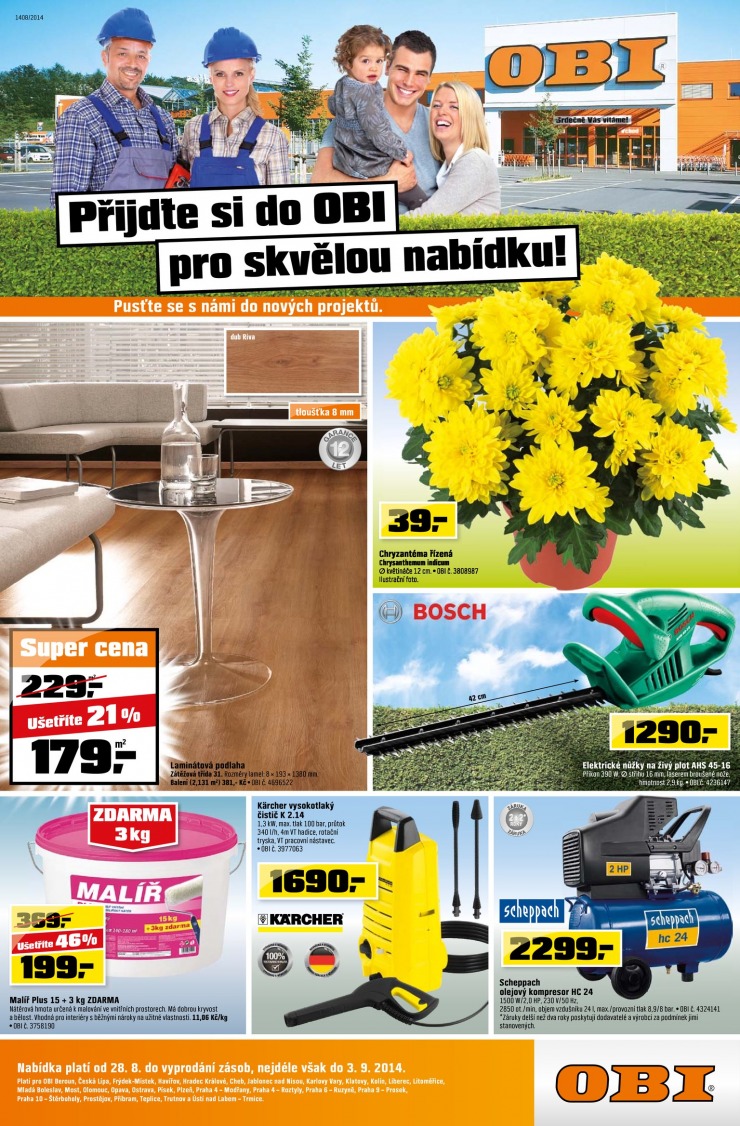 leták OBI Aktuální leták od 28.8.2014 strana 1 leták OBI Aktuální leták od 28.8.2014 strana 1