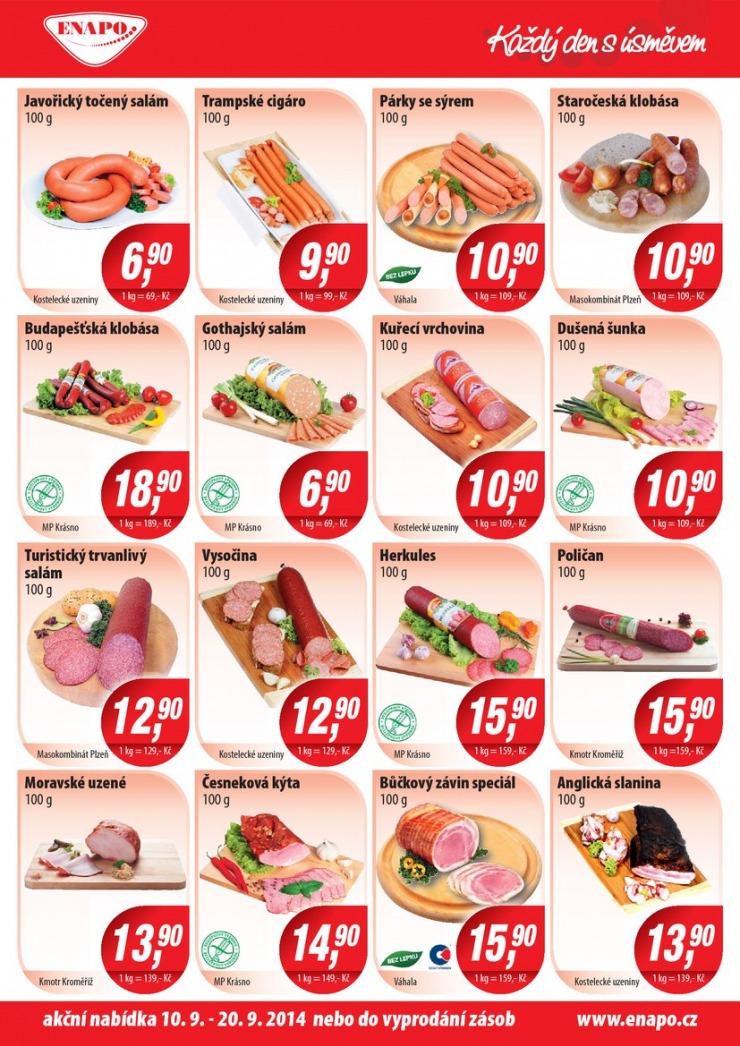 leták Enapo Magazín od 10.9.2014 strana 1 leták Enapo Magazín od 10.9.2014 strana 1