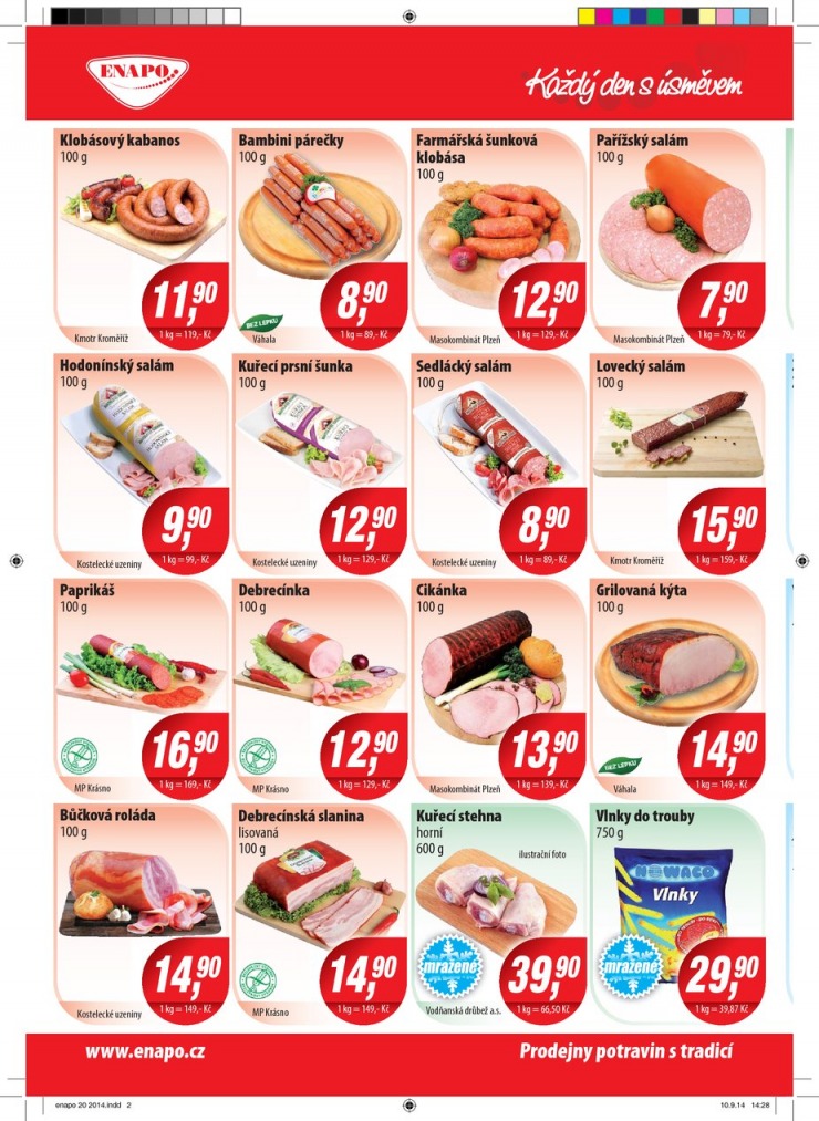 leták Enapo Akční leták od 24.9.2014 strana 1 leták Enapo Akční leták od 24.9.2014 strana 1