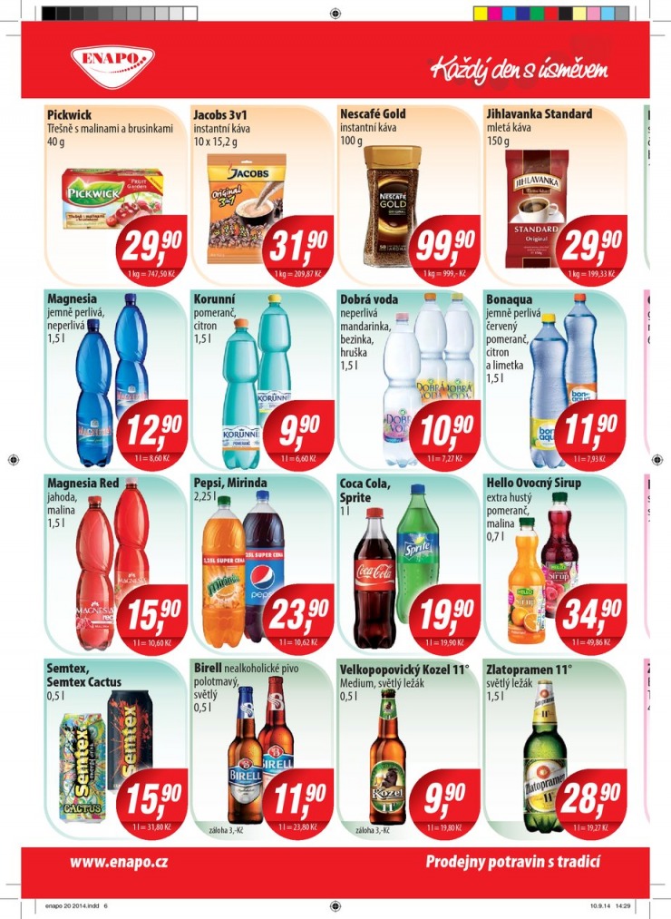 leták Enapo Akční leták od 24.9.2014 strana 1 leták Enapo Akční leták od 24.9.2014 strana 1