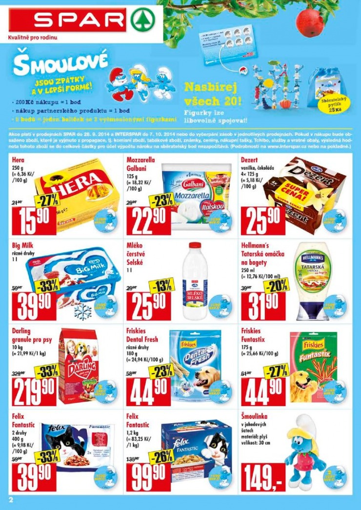 leták Interspar nabídka Spar od 24.9.2014 strana 1 leták Interspar nabídka Spar od 24.9.2014 strana 1