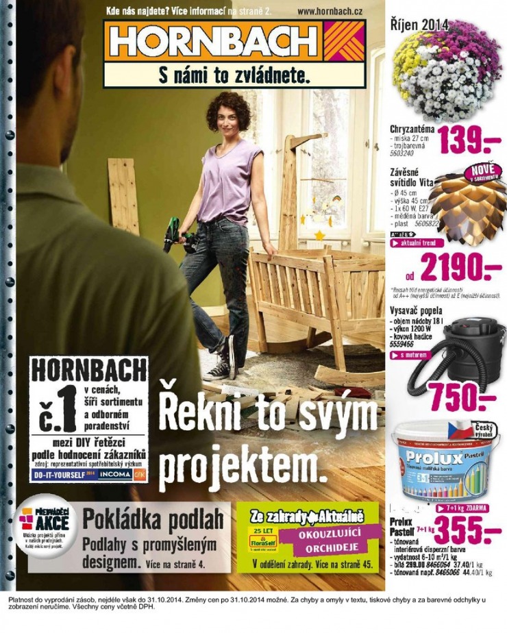 leták Hornbach Aktuální leták od 27.9.2014 strana 1 leták Hornbach Aktuální leták od 27.9.2014 strana 1
