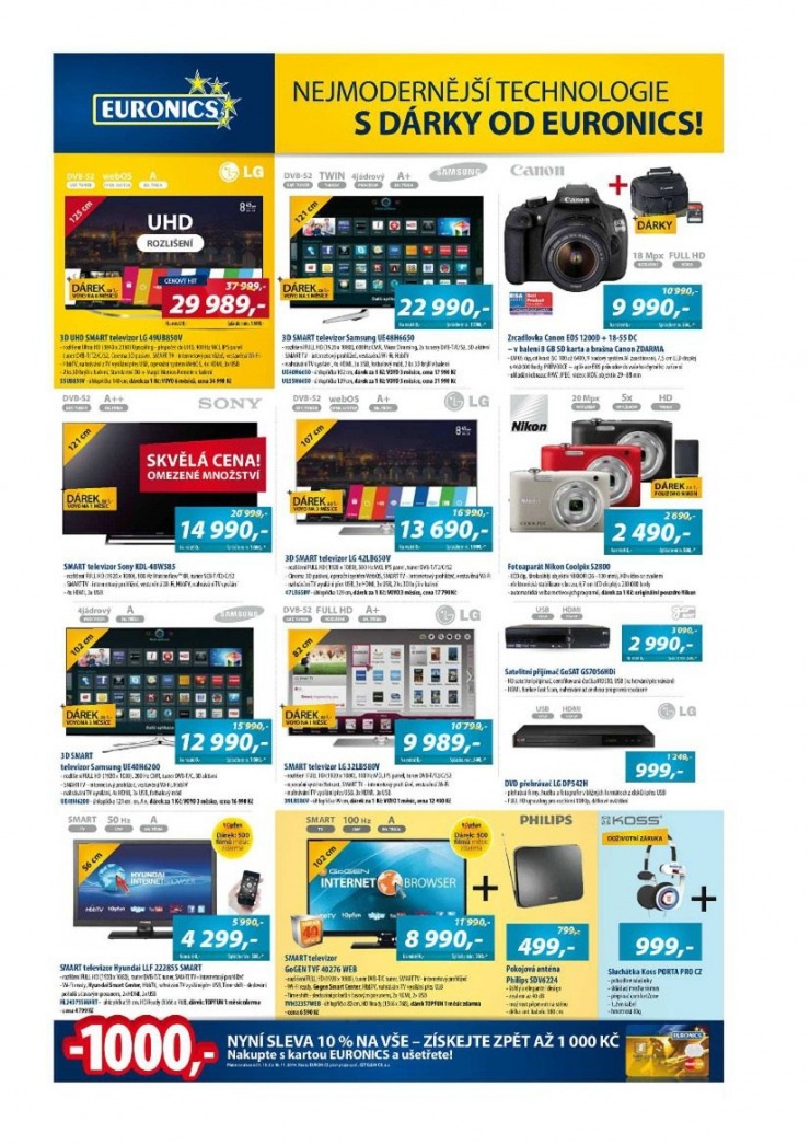 leták Euronics Aktuální leták od 1.10.2014 strana 1 leták Euronics Aktuální leták od 1.10.2014 strana 1