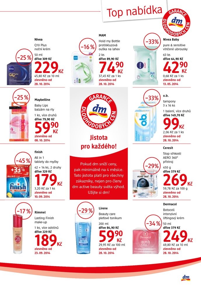 leták DM drogerie Journal 2. část od 29.10.2014 strana 1 leták DM drogerie Journal 2. část od 29.10.2014 strana 1