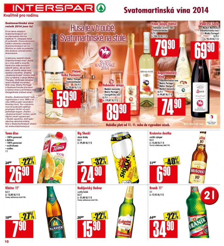 letk Interspar Akn nabdka od 5.11.2014 strana 1