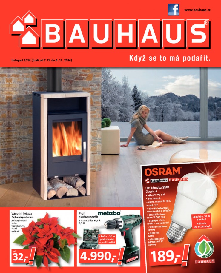 leták Bauhaus Katalog od 7.11.2014 strana 1 leták Bauhaus Katalog od 7.11.2014 strana 1
