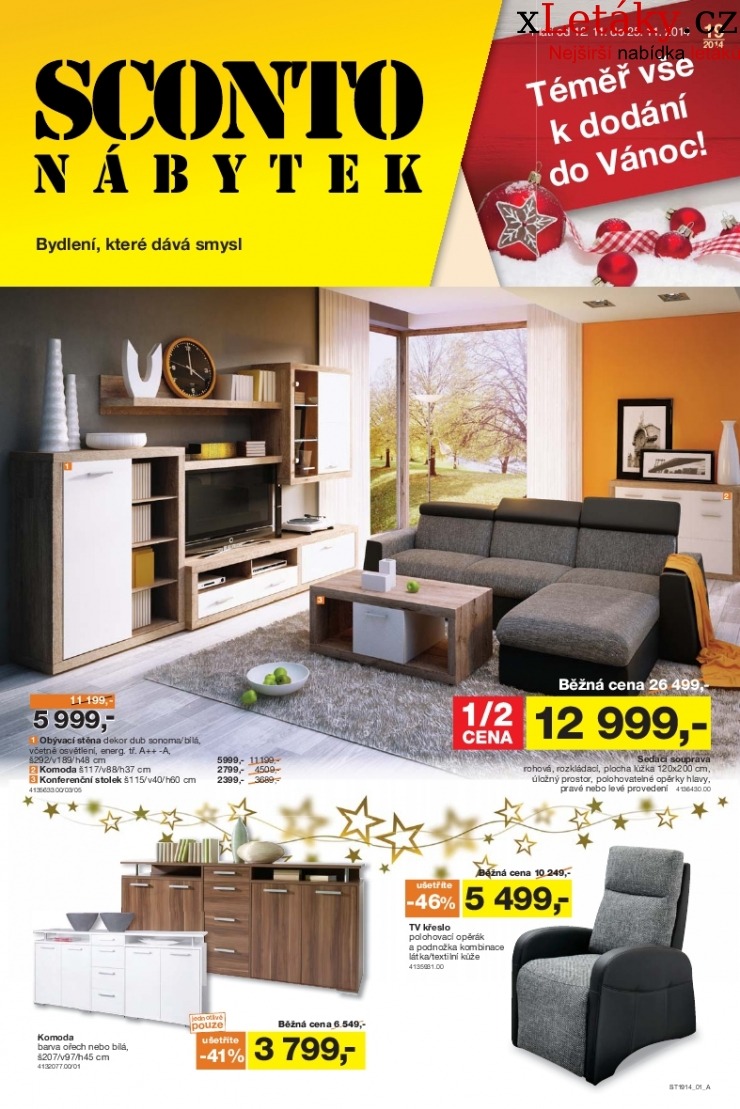 leták Sconto nábytek leták strana 1 leták Sconto nábytek leták strana 1