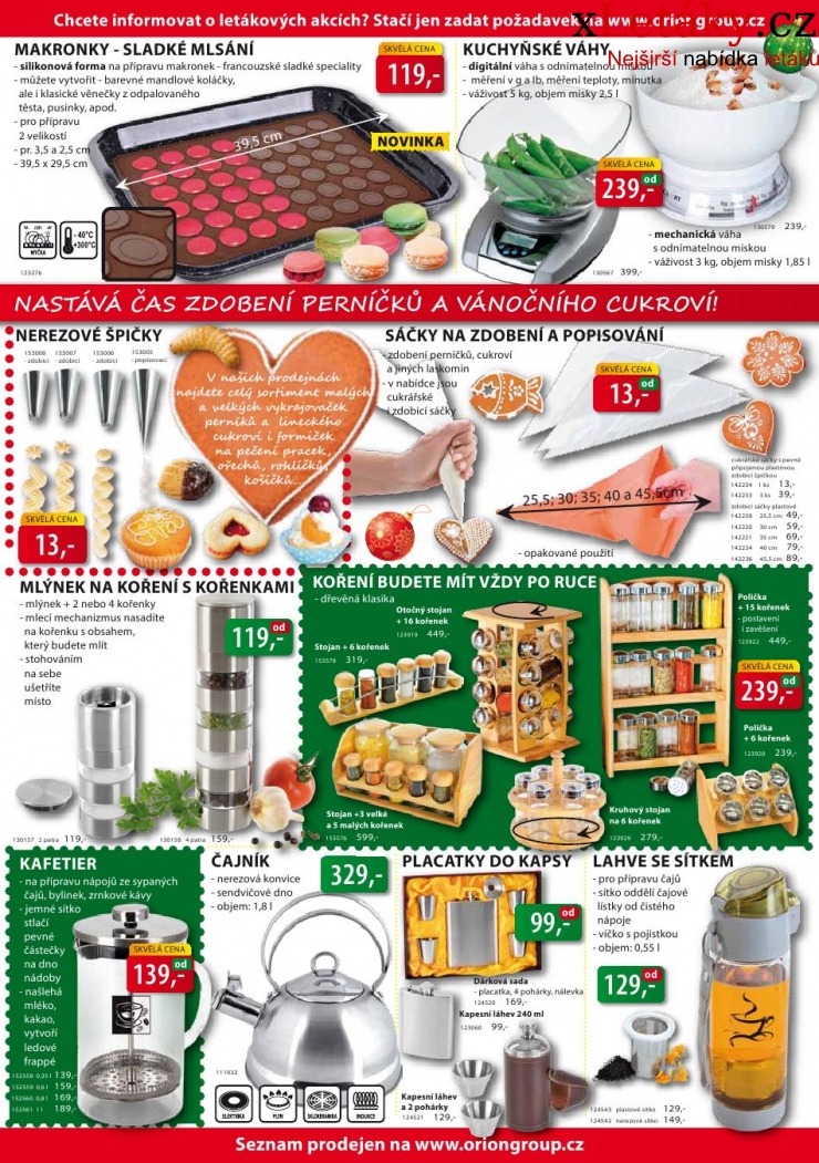 leták Orion leták strana 1 leták Orion leták strana 1