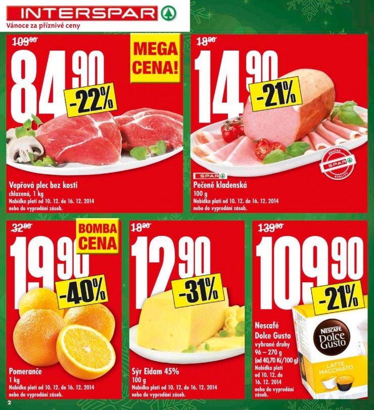 leták Interspar Akční nabídka od 10.12.2014 strana 1 leták Interspar Akční nabídka od 10.12.2014 strana 1