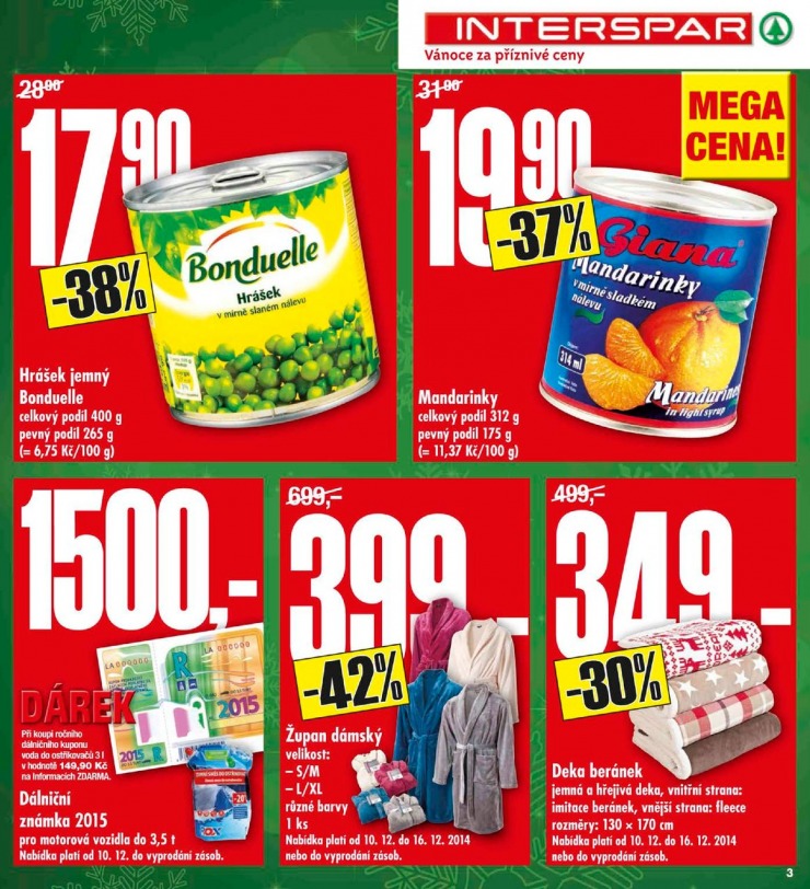 leták Interspar Akční nabídka od 10.12.2014 strana 1 leták Interspar Akční nabídka od 10.12.2014 strana 1