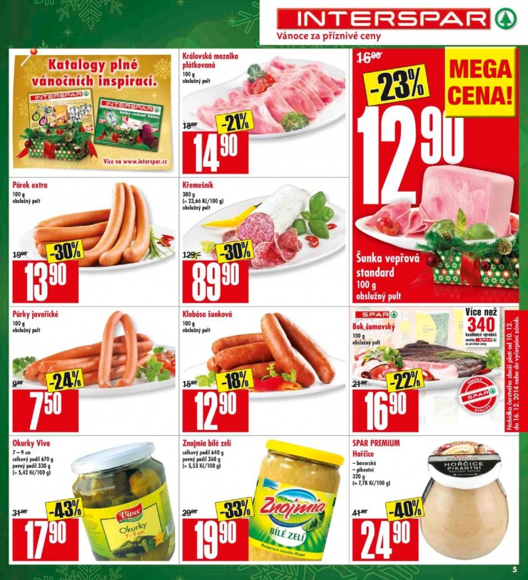 leták Interspar Akční nabídka od 10.12.2014 strana 1 leták Interspar Akční nabídka od 10.12.2014 strana 1