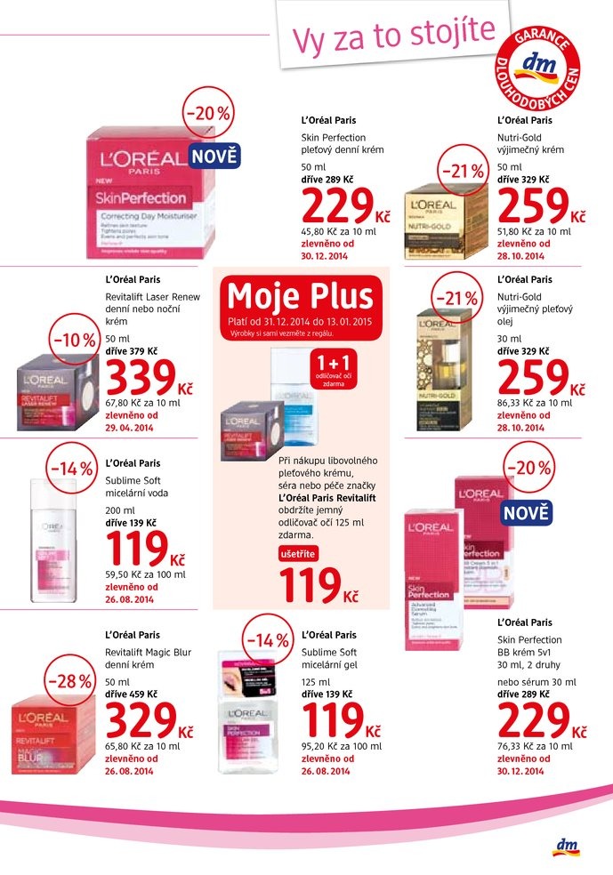 leták DM drogerie Journal 2.část od 31.12.2014 strana 1 leták DM drogerie Journal 2.část od 31.12.2014 strana 1
