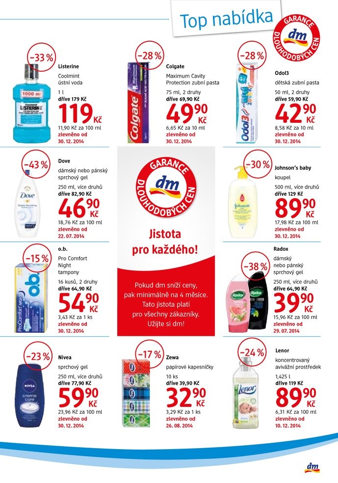 leták DM drogerie Journal 2.část od 31.12.2014 strana 1 leták DM drogerie Journal 2.část od 31.12.2014 strana 1