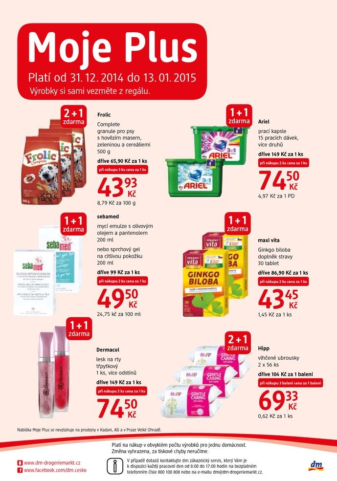 leták DM drogerie Journal 2.část od 31.12.2014 strana 1 leták DM drogerie Journal 2.část od 31.12.2014 strana 1