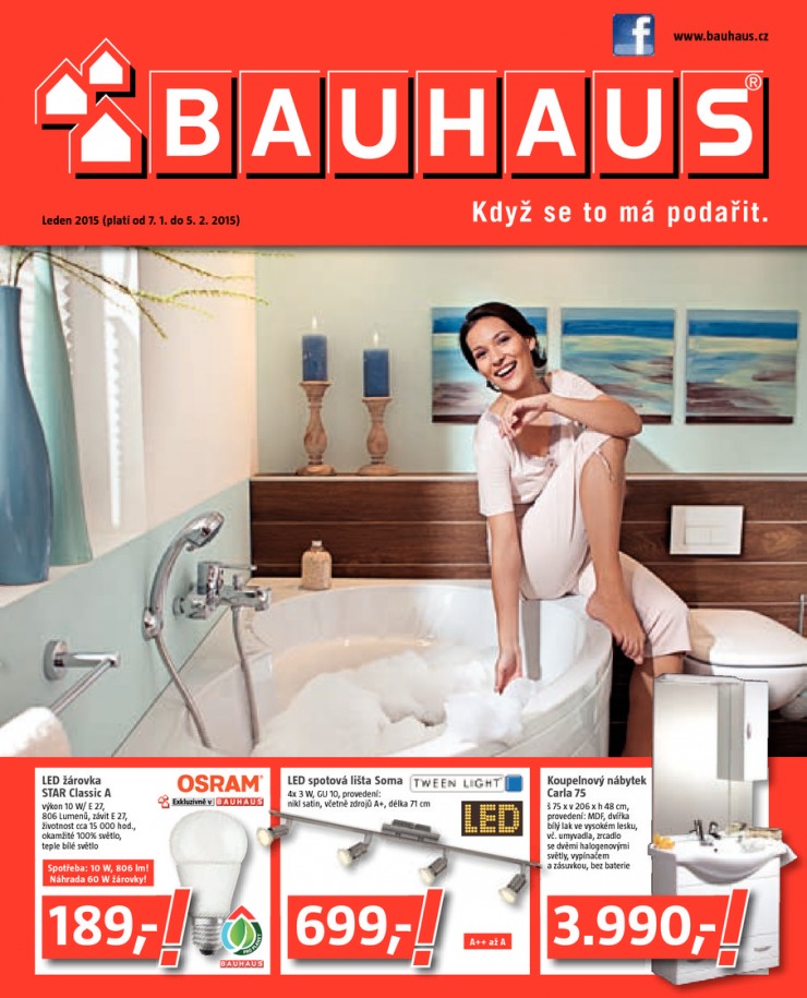 leták Bauhaus Katalog od 7.1.2015 strana 1 leták Bauhaus Katalog od 7.1.2015 strana 1