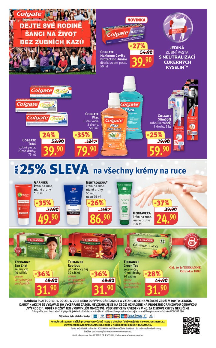 leták Rossmann Leták od 19. 1. 2015 strana 1 leták Rossmann Leták od 19. 1. 2015 strana 1