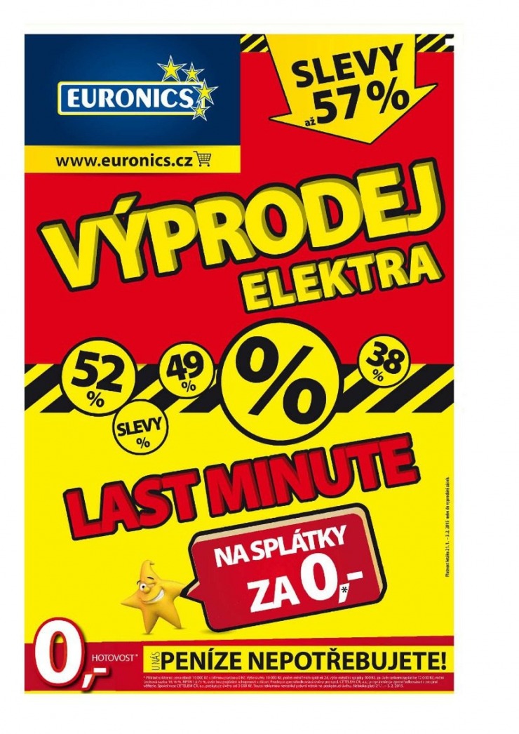 leták Euronics Aktuální leták od 21.1.2015 strana 1 leták Euronics Aktuální leták od 21.1.2015 strana 1