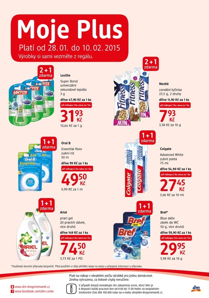 leták DM drogerie Journal 2. část od 28.1.2015 strana 1 leták DM drogerie Journal 2. část od 28.1.2015 strana 1