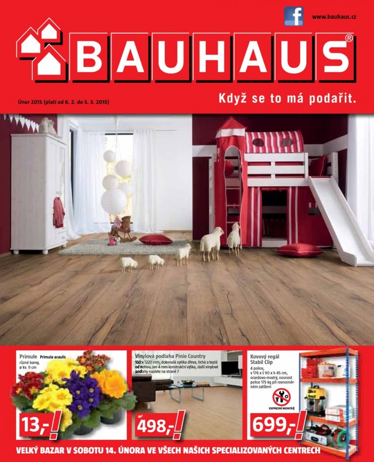 leták Bauhaus Katalog od 6.2.2015 strana 1 leták Bauhaus Katalog od 6.2.2015 strana 1