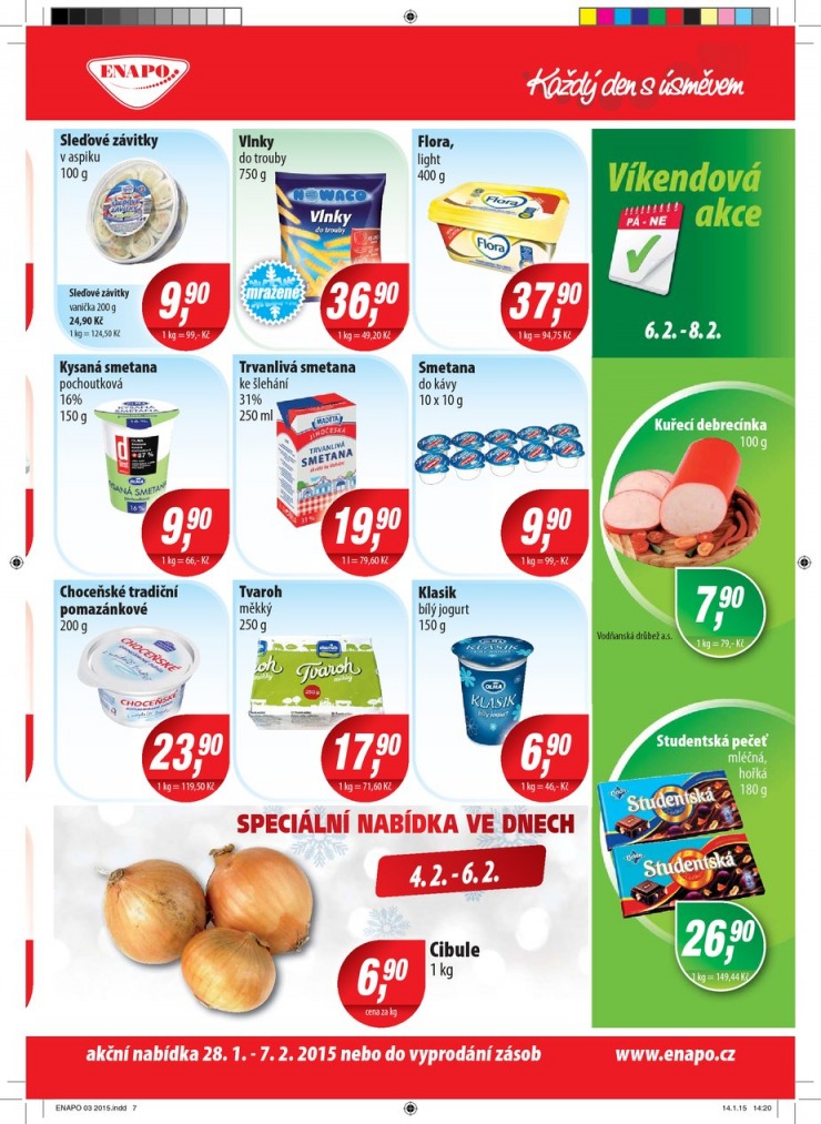 leták Enapo Akční leták od 11.2.2015 strana 1 leták Enapo Akční leták od 11.2.2015 strana 1