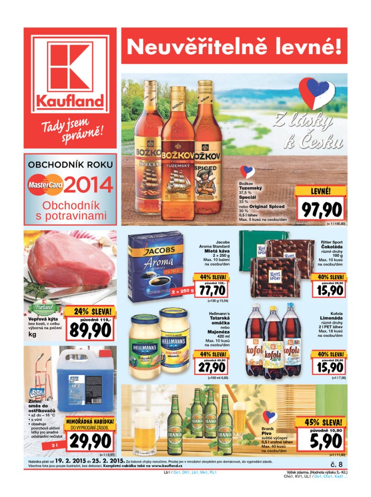 leták Kaufland Aktuální nabídka od 19.2.2015 strana 1 leták Kaufland Aktuální nabídka od 19.2.2015 strana 1