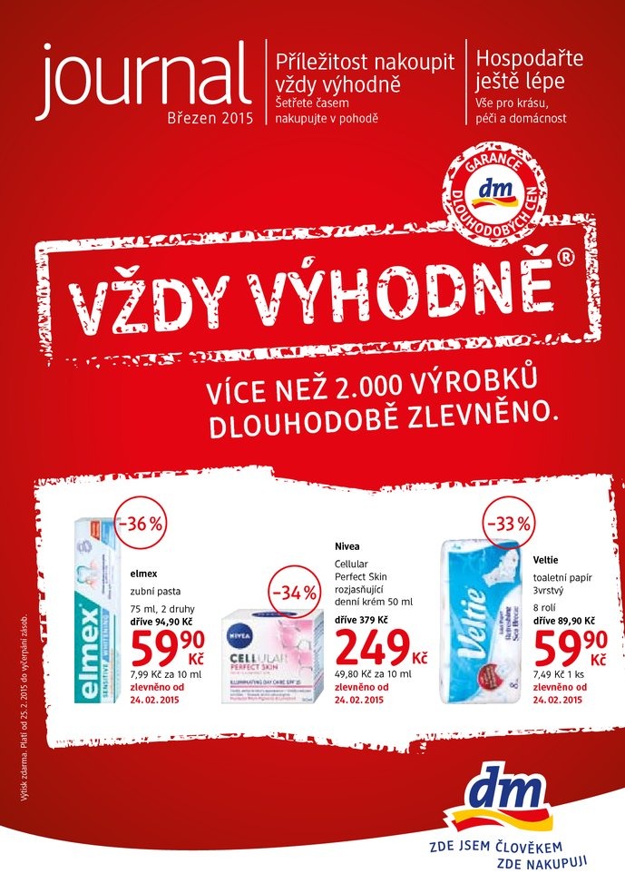 leták DM drogerie Journal od 1.3.2015 strana 1 leták DM drogerie Journal od 1.3.2015 strana 1
