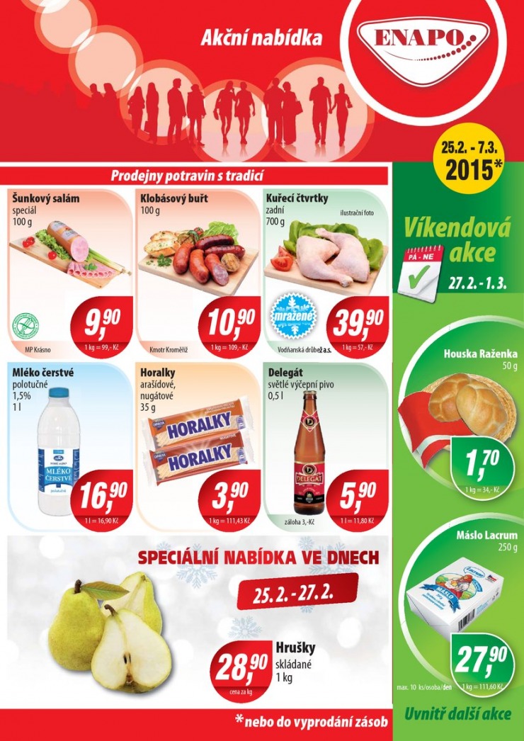 leták Enapo Akční leták od 25.2.2015 strana 1 leták Enapo Akční leták od 25.2.2015 strana 1