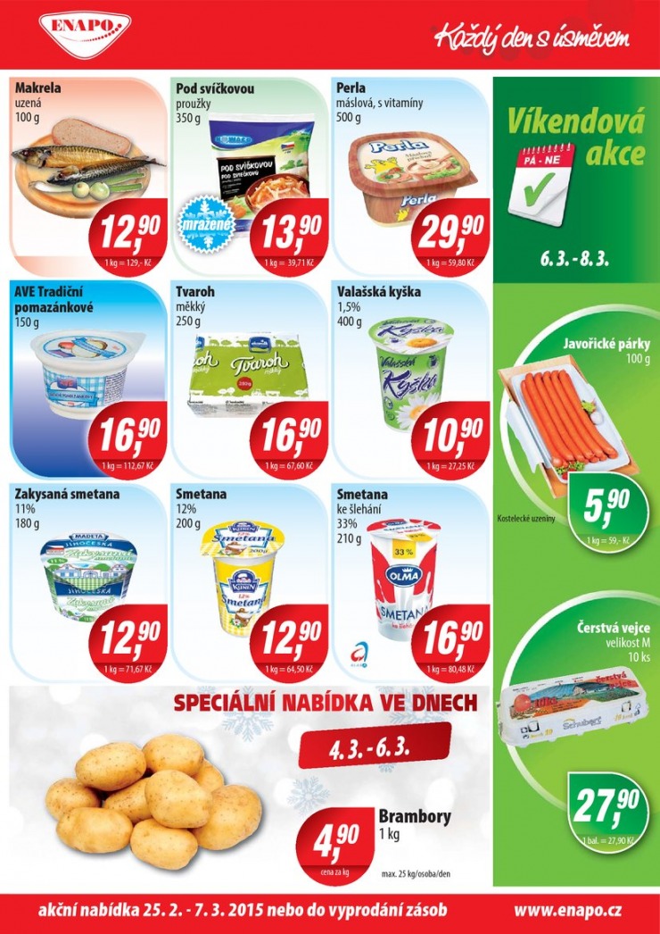 leták Enapo Akční leták od 25.2.2015 strana 1 leták Enapo Akční leták od 25.2.2015 strana 1