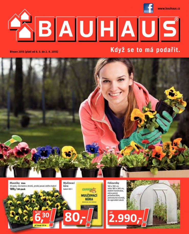 leták Bauhaus Katalog od 6.3.2015 strana 1 leták Bauhaus Katalog od 6.3.2015 strana 1