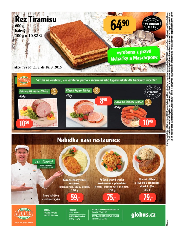 leták Globus Naše noviny od 12.3.2015 strana 1 leták Globus Naše noviny od 12.3.2015 strana 1