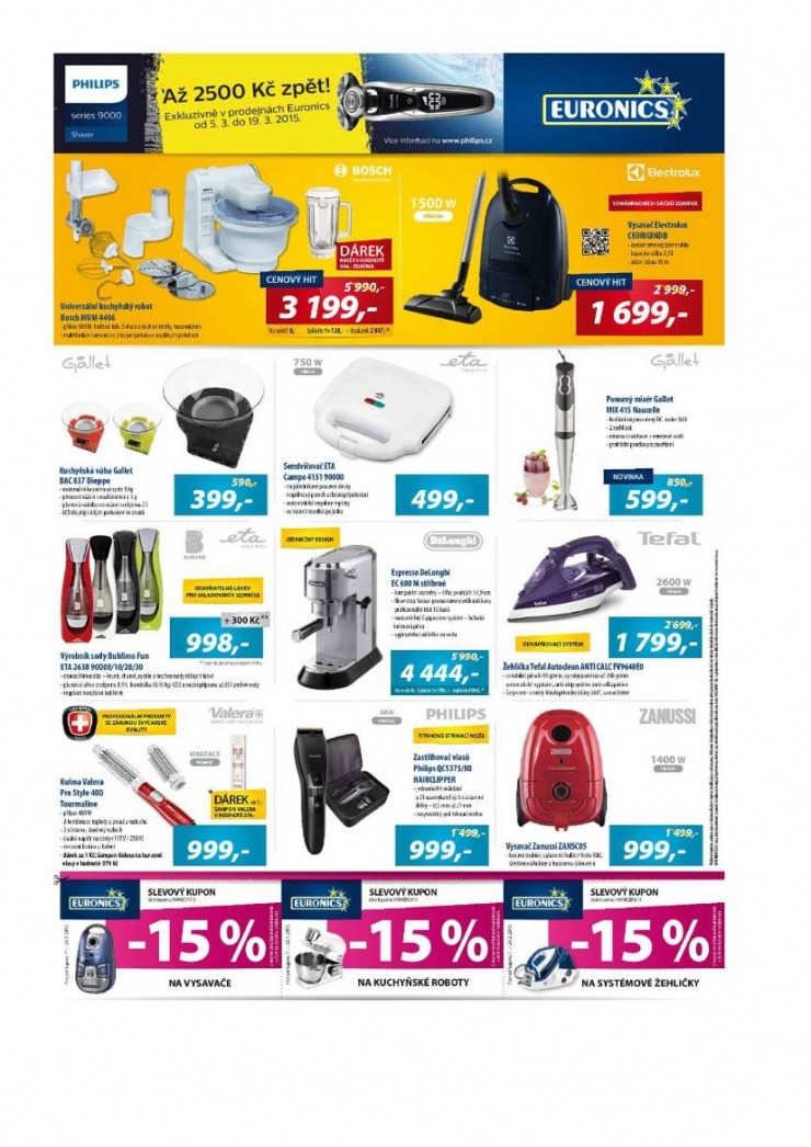 leták Euronics Aktuální leták od 11.3.2015 strana 1 leták Euronics Aktuální leták od 11.3.2015 strana 1