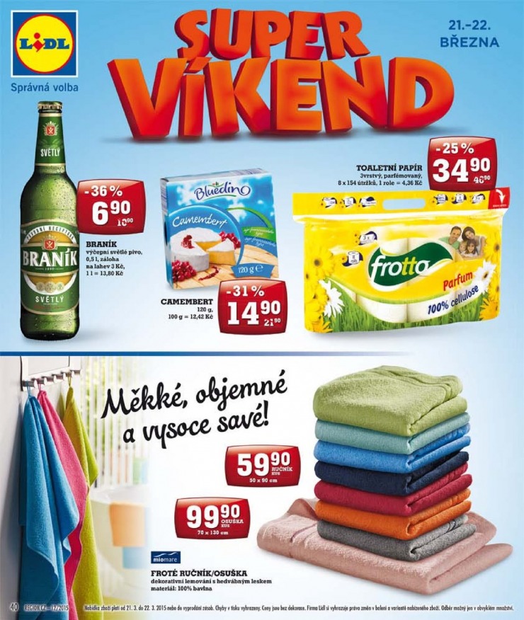 leták Lidl Akční nabídka od 16.3.2015 strana 1 leták Lidl Akční nabídka od 16.3.2015 strana 1