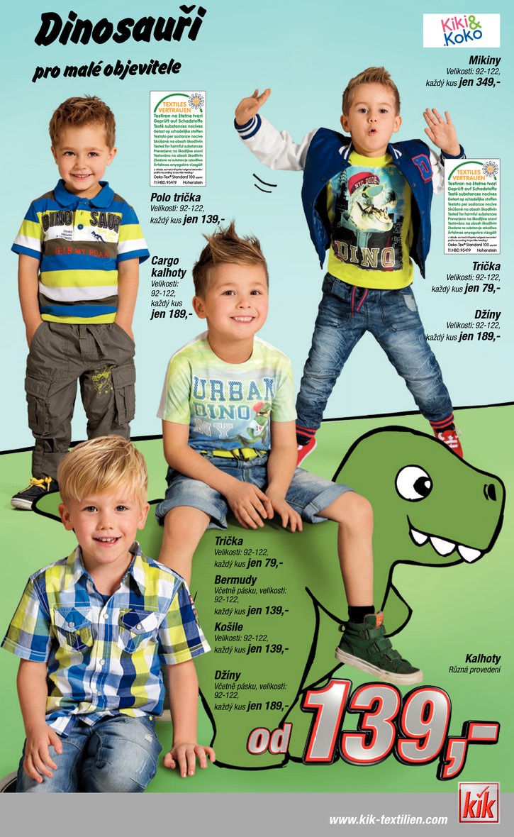 letk Kik textil Prospekt od 11.3.2015 strana 1
